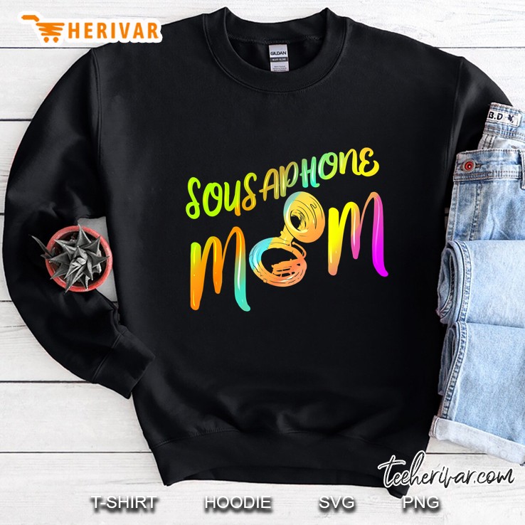 Sousaphone Mom Marching Band Vintage Version2 Sweatshirt