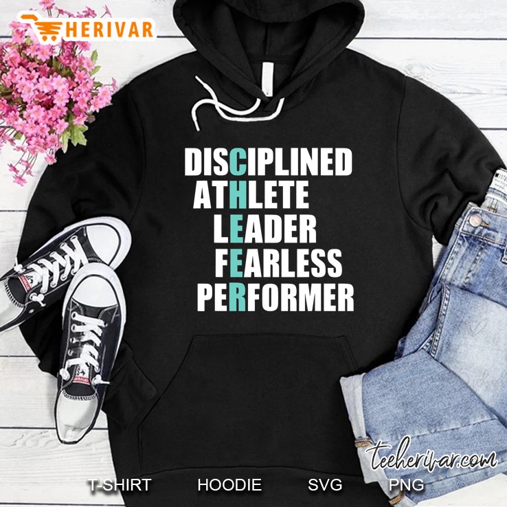 Disciplined Athlete Leader Fearless Performer Cheer Hoodie