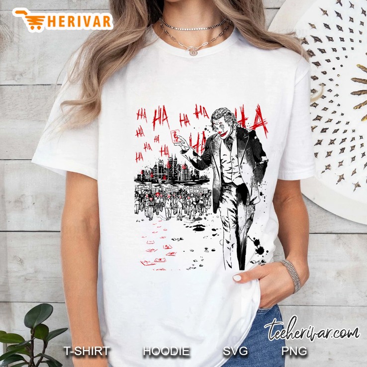 Ha Ha Ha Ha Joker Joaquin Phoenix Version Ladies Tee