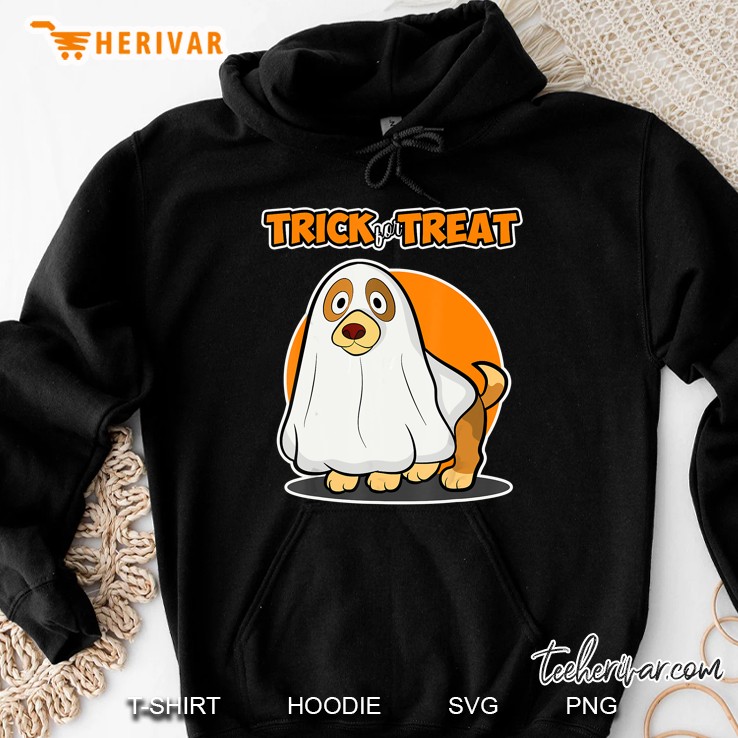 Trick For Treat Dog Ghost Hoodie
