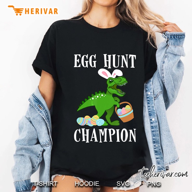 Egg Hunt Champion Dinosaur Ladies Tee