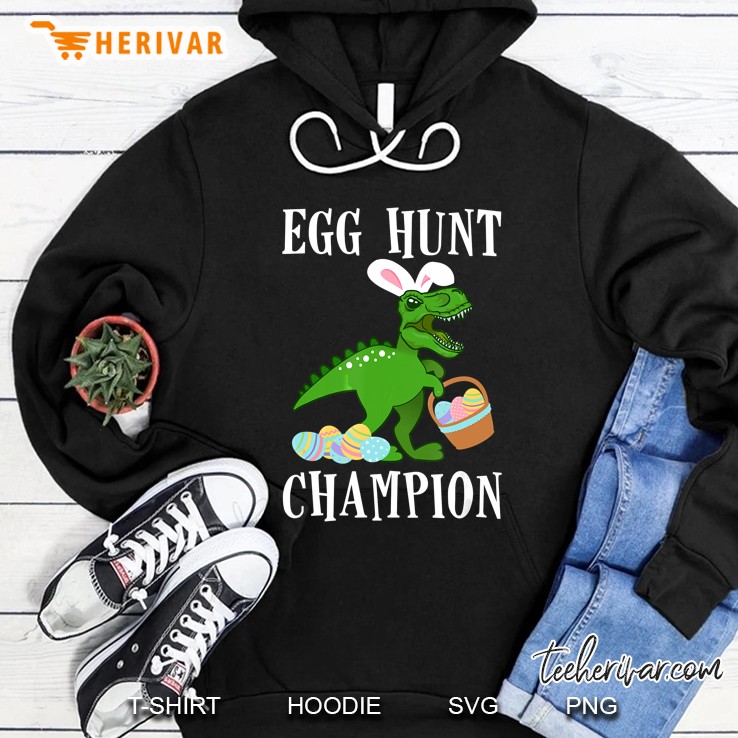 Egg Hunt Champion Dinosaur Hoodie
