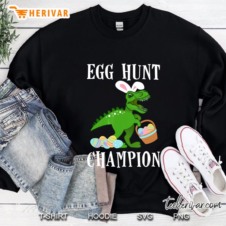 Egg Hunt Champion Dinosaur Sweatshirt