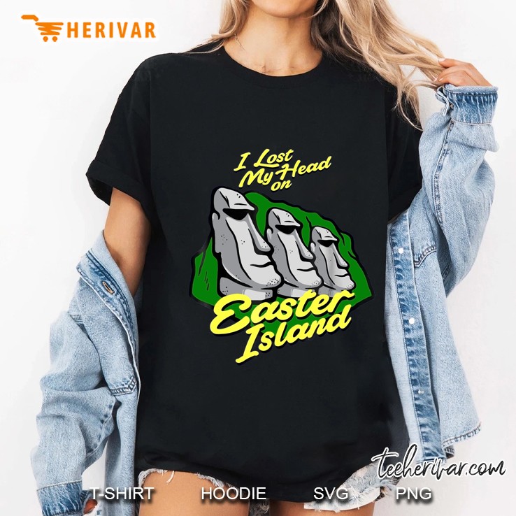 I Lost My Head On Easter Island Moai Statue Ladies Tee