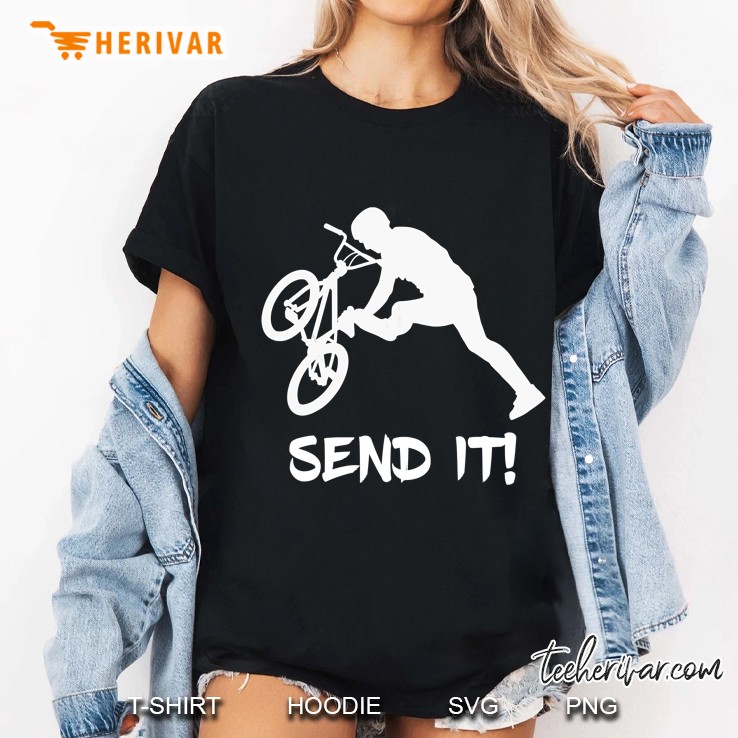 Send It Jump Dirt Bike Mountainbike Ladies Tee