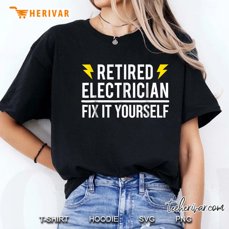 Retired Electrician Fix It Yourself Version2 Ladies Tee