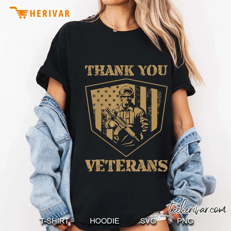Thank You Veterans Ladies Tee