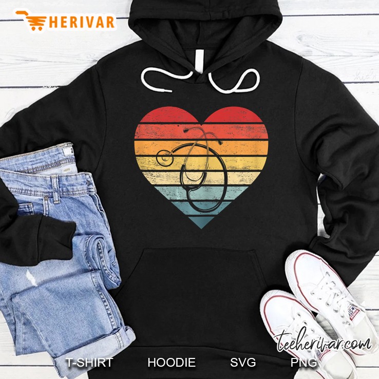 Stethoscope Heart Nursing Hoodie