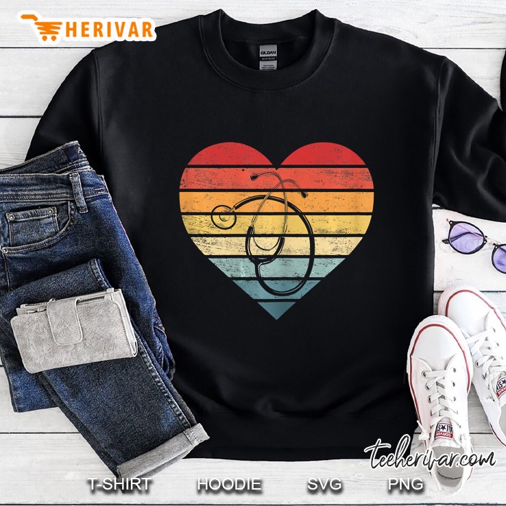 Stethoscope Heart Nursing Sweatshirt