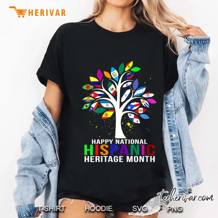 Happy National Hispanic Heritage Month Ladies Tee