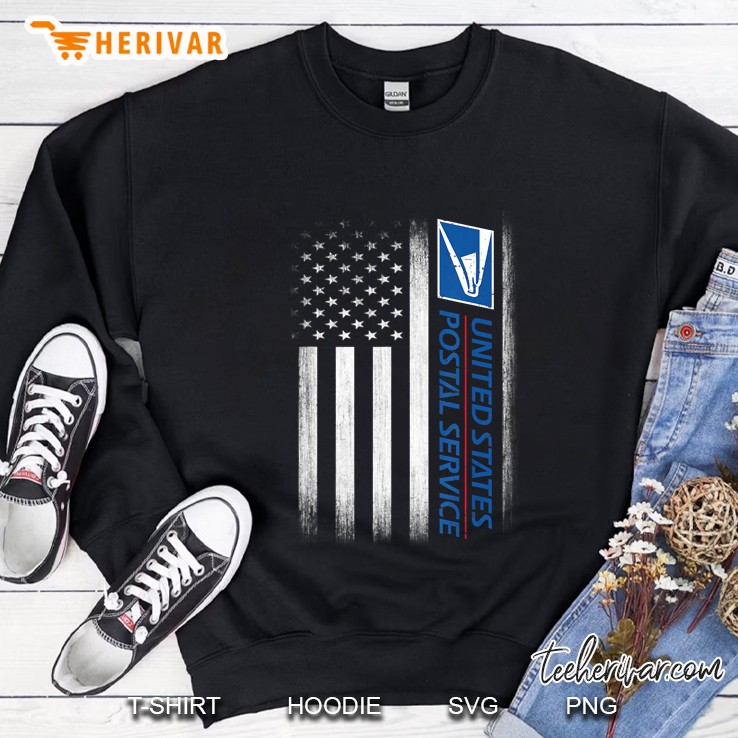 United States Postal Service American Flag Sweatshirt