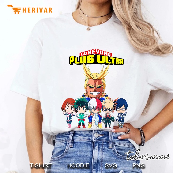 Beyond Plus Ultra My Heroes Academia Plus Ultra Midoriya Izuku Anime Ladies Tee