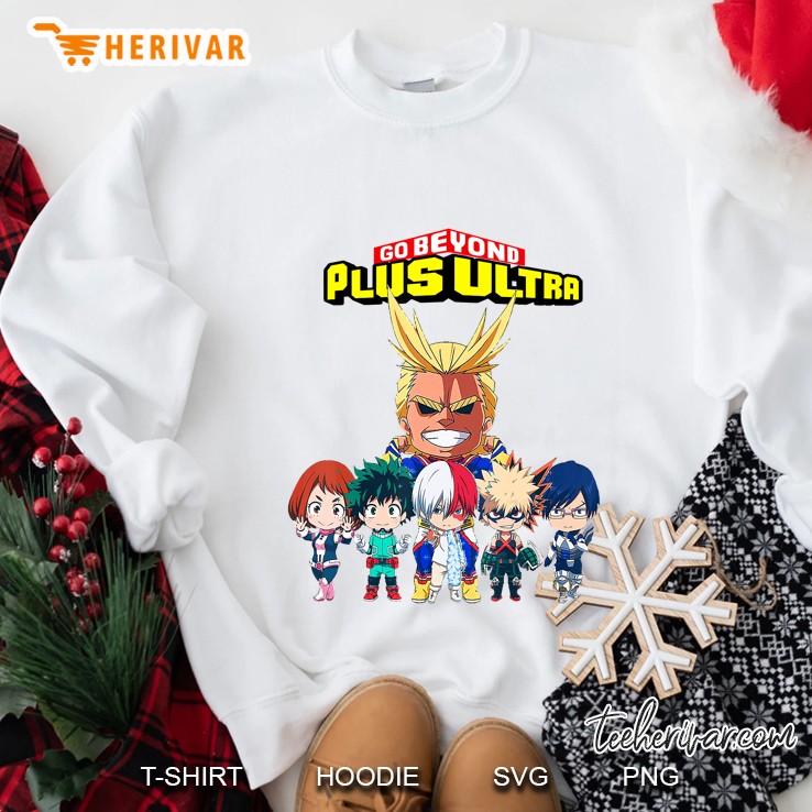 Beyond Plus Ultra My Heroes Academia Plus Ultra Midoriya Izuku Anime Sweatshirt