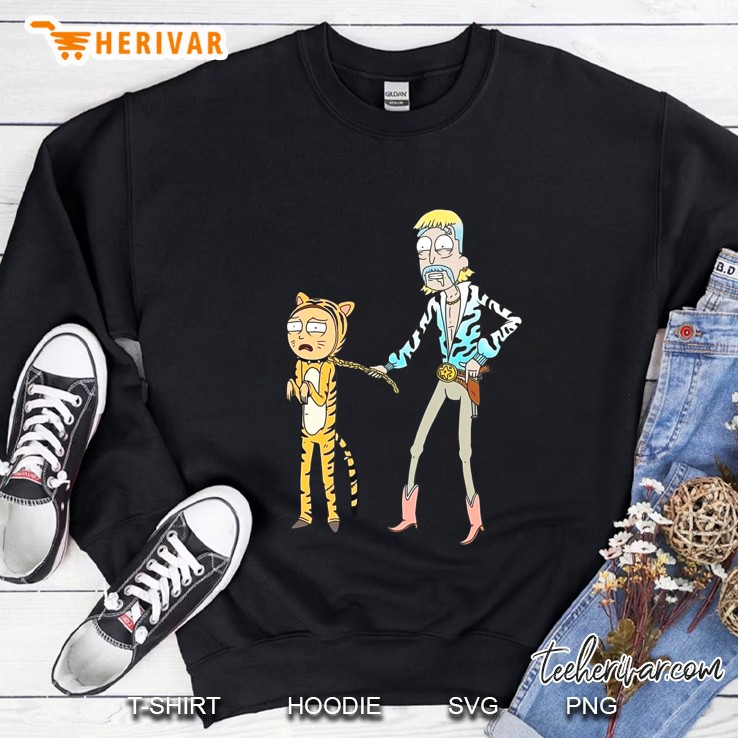 Rick And Morty Tiger King Version Sweatshirt