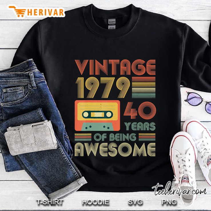 Vintage 1979 40 Years Of Being Awesome Sweatshirt