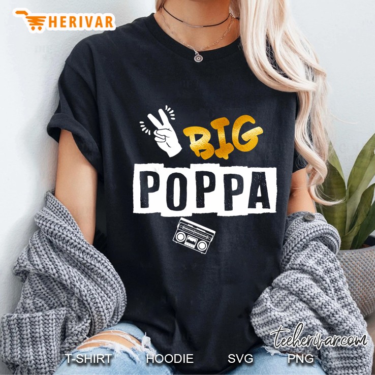 Big Poppa 2nd Birthday Hip Hop Two Legit To Quit Ladies Tee