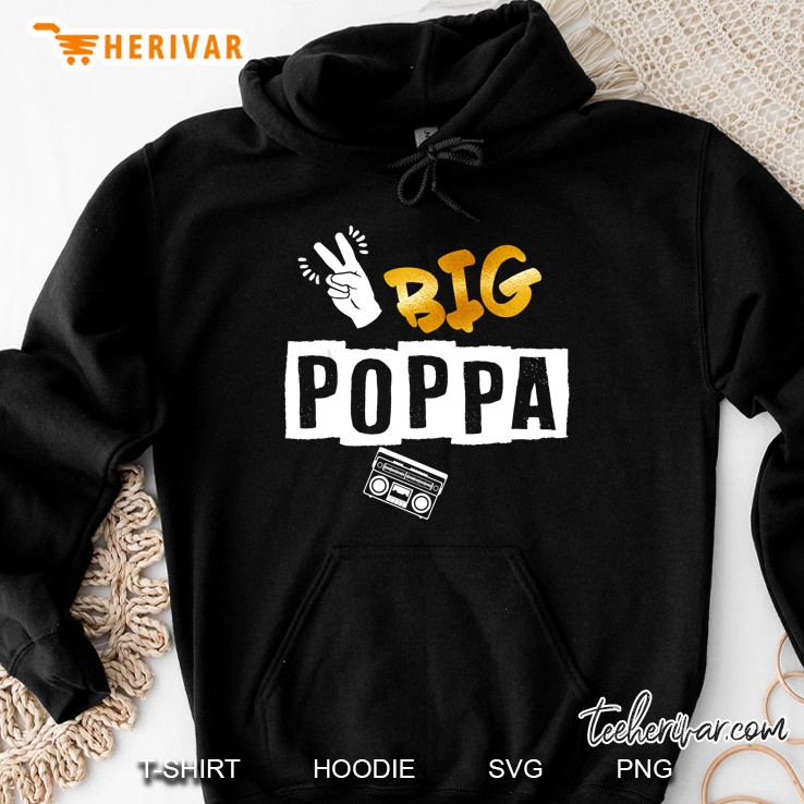 Big Poppa 2nd Birthday Hip Hop Two Legit To Quit Hoodie
