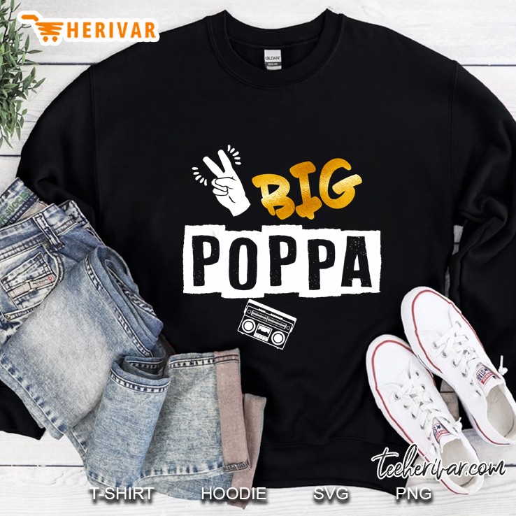 Big Poppa 2nd Birthday Hip Hop Two Legit To Quit Sweatshirt