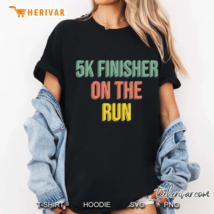 5K Finisher On The Run Vintage Ladies Tee