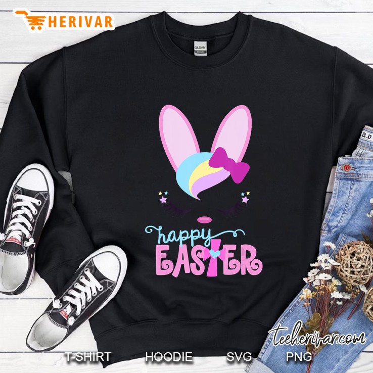 Happy Easter Bunny Sleeping Face Christian Sweatshirt
