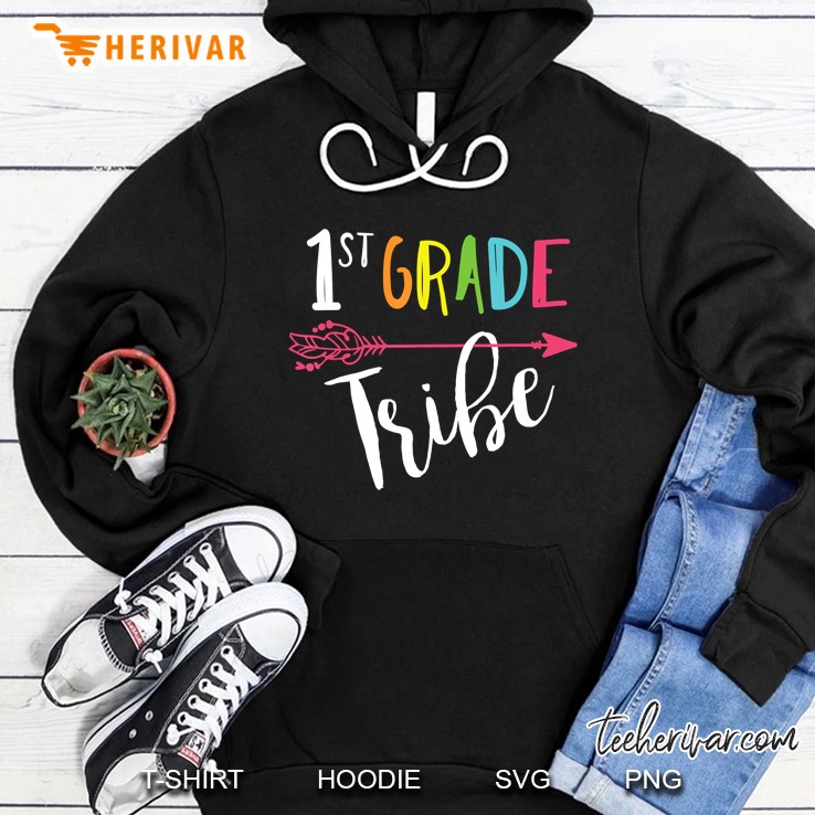 1st Grade Tribe Arrow Hoodie
