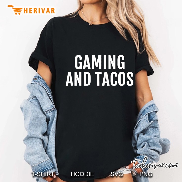 Gaming And Tacos Ladies Tee