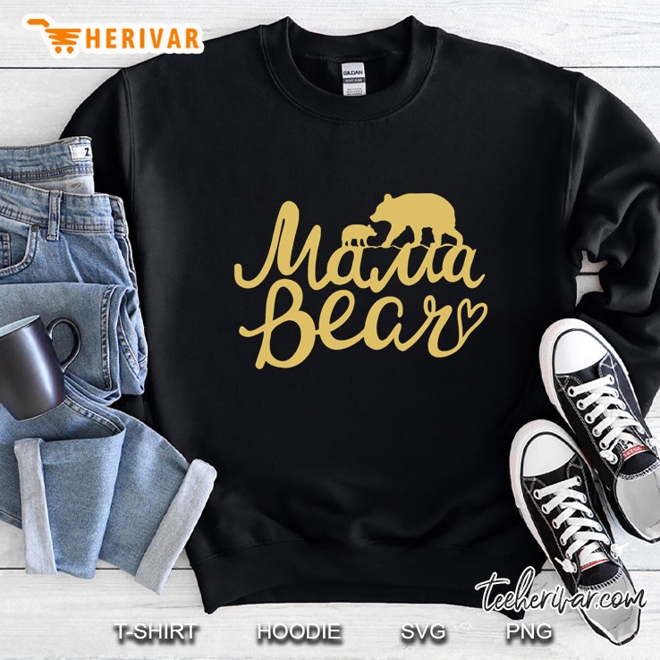 Mama Bear Bears Silhouette Version Sweatshirt