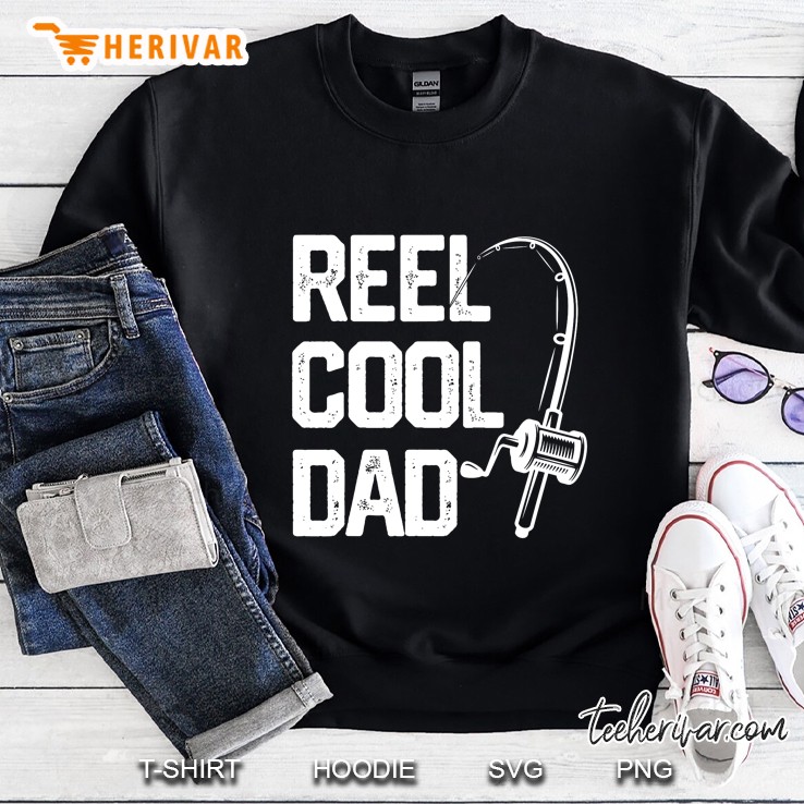 Reel Cool Dad Fishing Daddy Sweatshirt