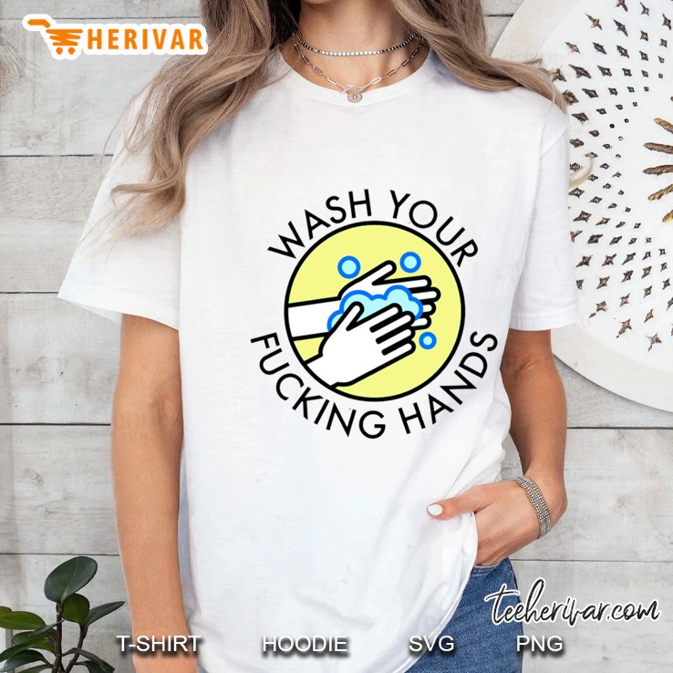 Wash Your Hands No Virus Ladies Tee