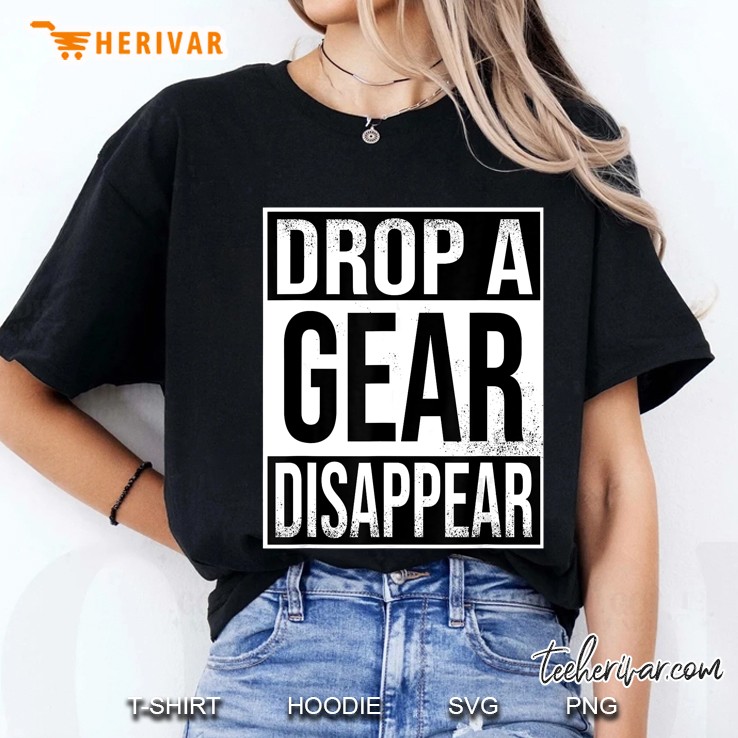 Sport Bike Drop A Gear Disappear Ladies Tee