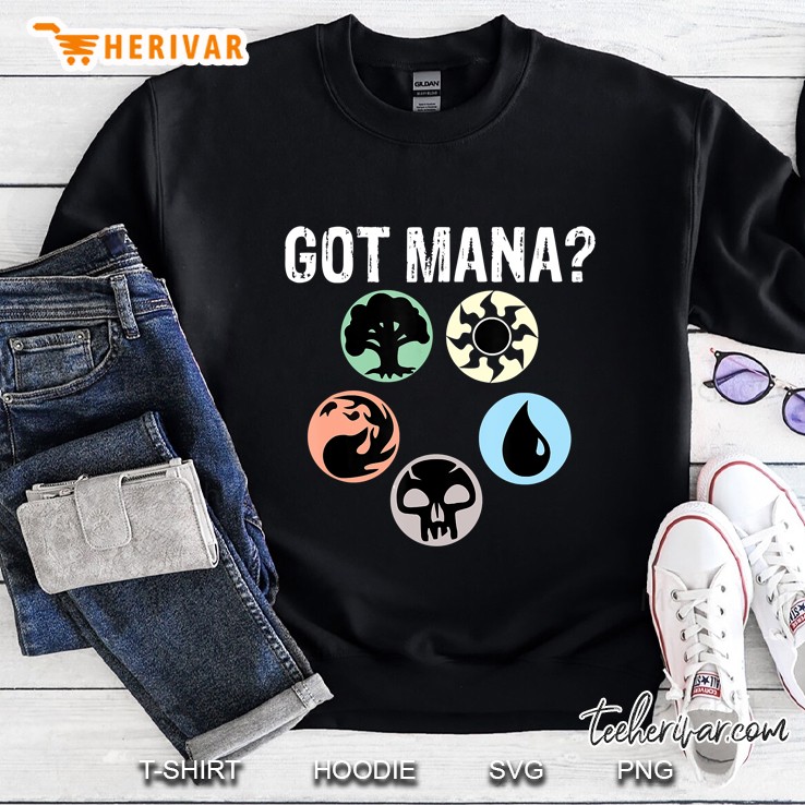 Mana Symbols Gathering Magic Got Mana Sweatshirt