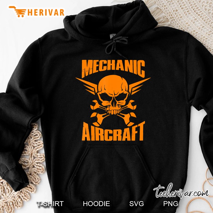 Mechanic Aircraft Skull Version Hoodie