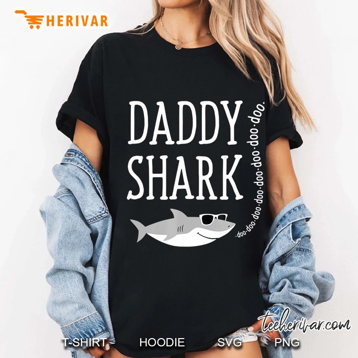 Daddy Shark Doo Doo Doo Ladies Tee