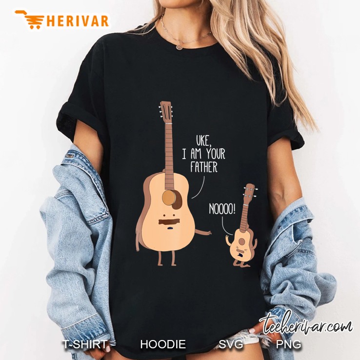Guitar Uke I Am Your Father Ukulele Ladies Tee