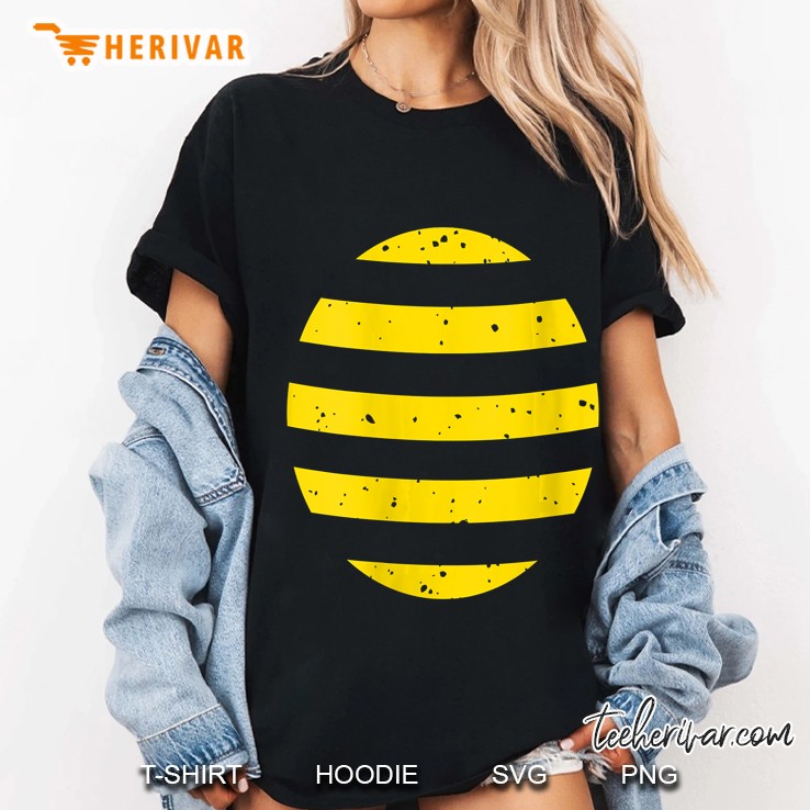 Halloween Bee Bumble Honey Bugs Lazy Easy Costume Ladies Tee