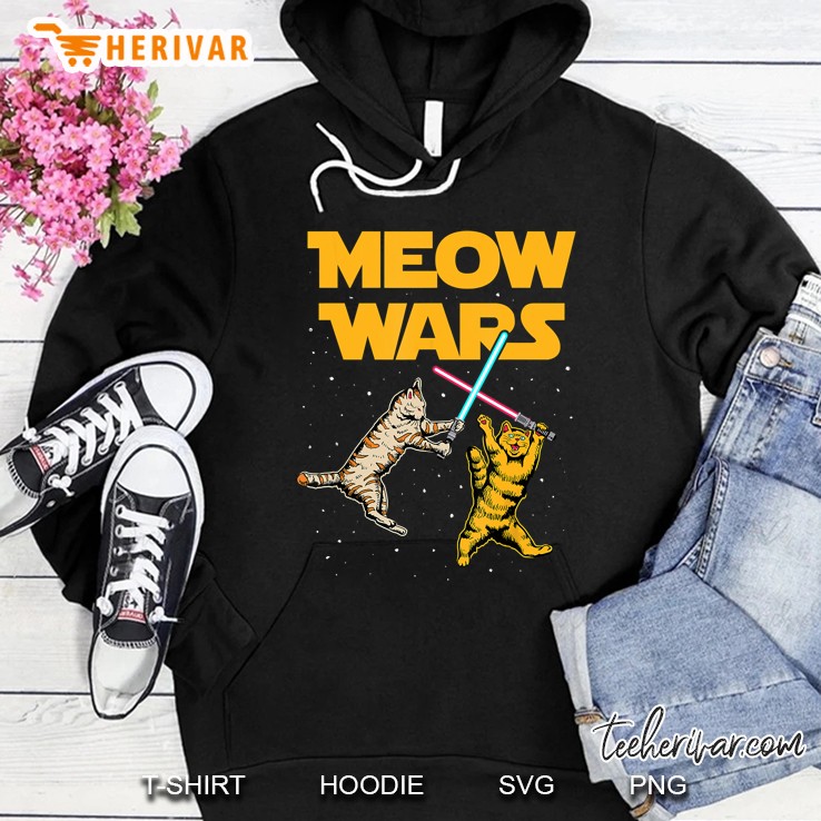 Meow Wars Funny Cat Hoodie