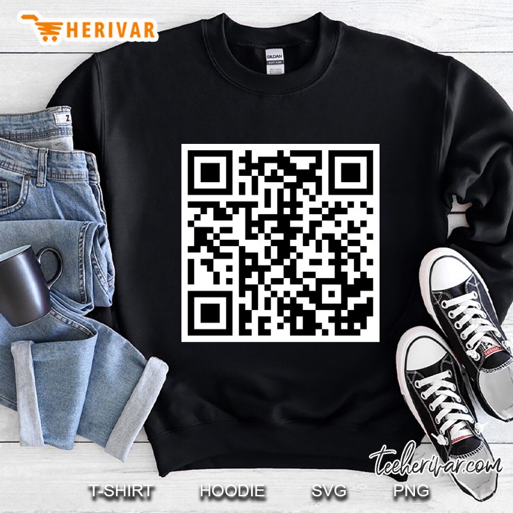 Qr Rick Rolled Sweatshirt
