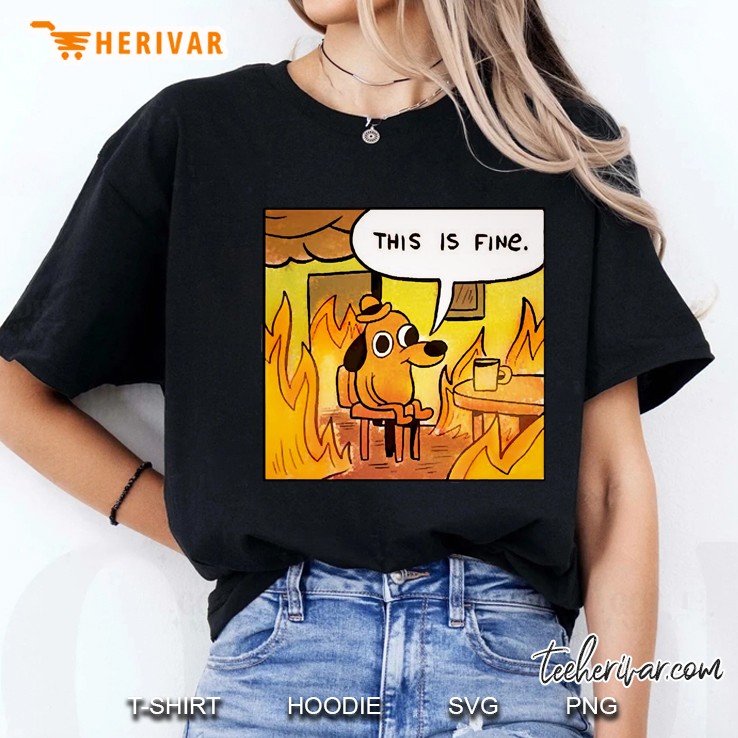 This Is Fine (Updated) Ladies Tee