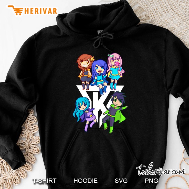 Funneh And The Krew Cartoon Hoodie