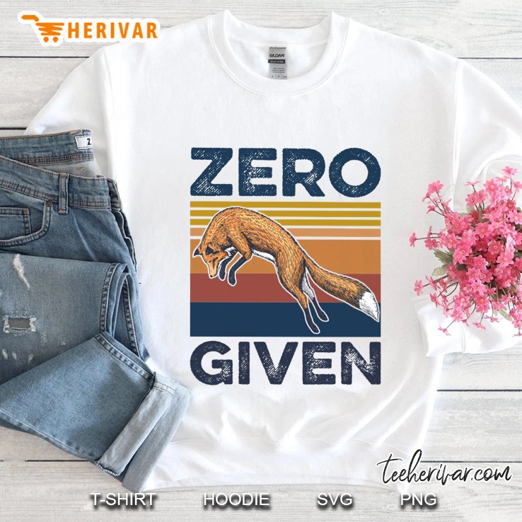 Zero Fox Given Vintage Version Sweatshirt