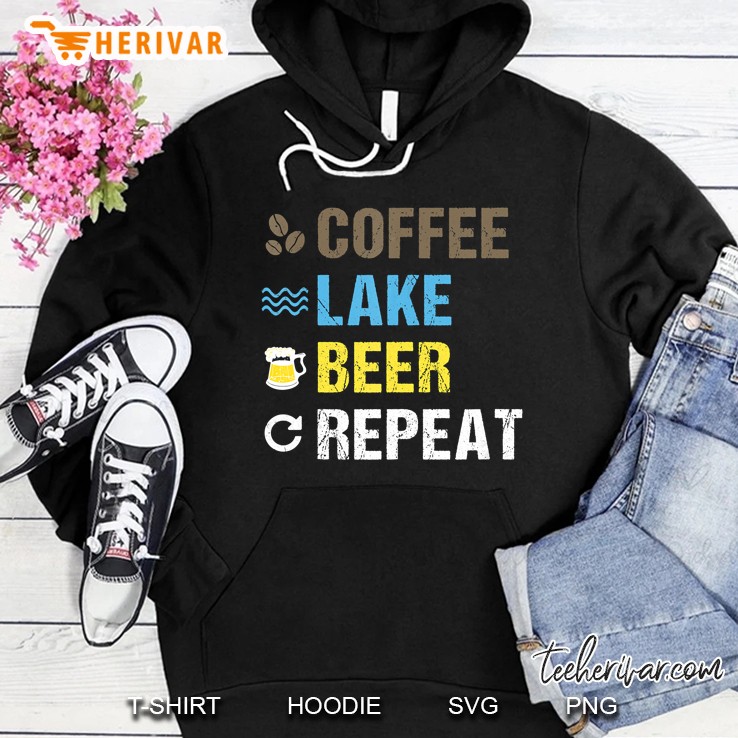 Coffee Lake Beer Repeat Hoodie