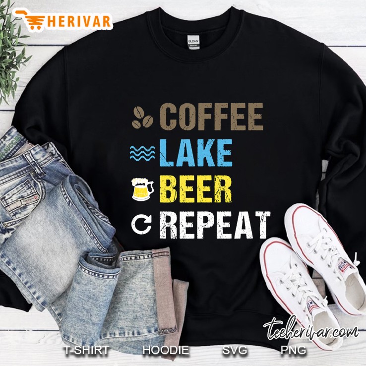 Coffee Lake Beer Repeat Sweatshirt