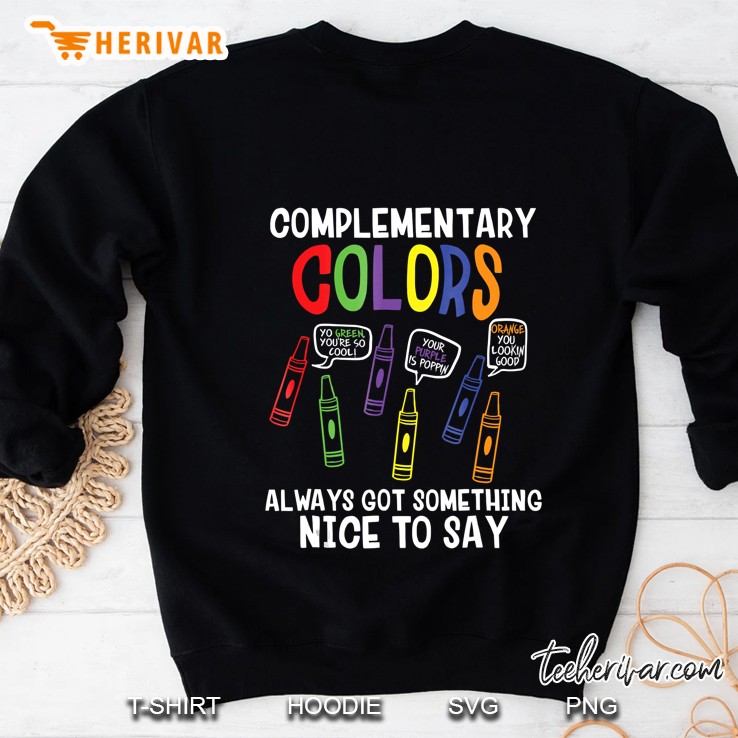 Complementary Colors Artist Art Teacher Sweatshirt