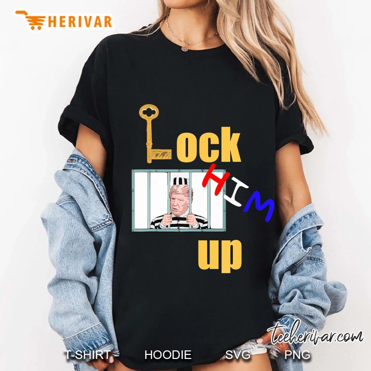 Lock Him Up Anti Trump 45 Ladies Tee
