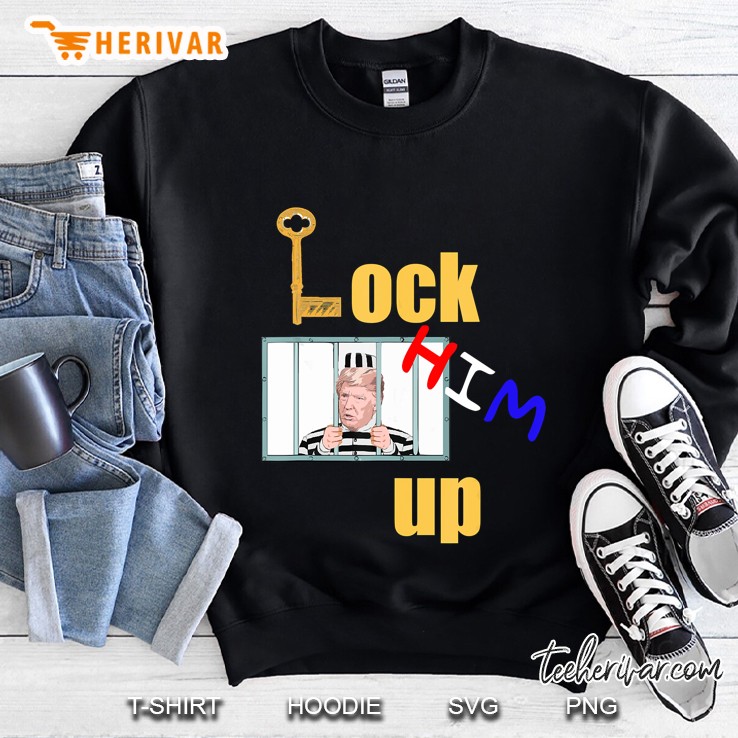 Lock Him Up Anti Trump 45 Sweatshirt