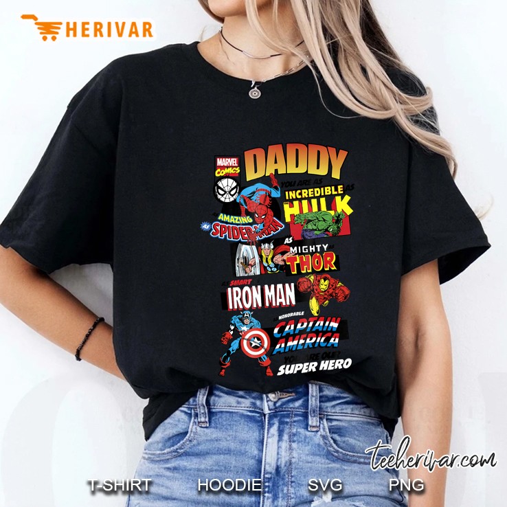 Marvel Avengers Fars Day Comic Graphic Ladies Tee