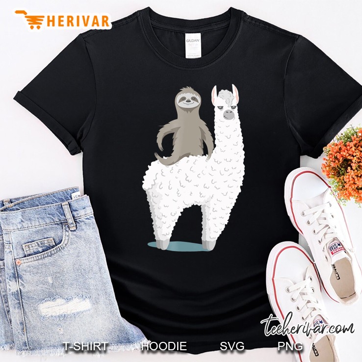 Sloth Riding Llama Version2 Shirt