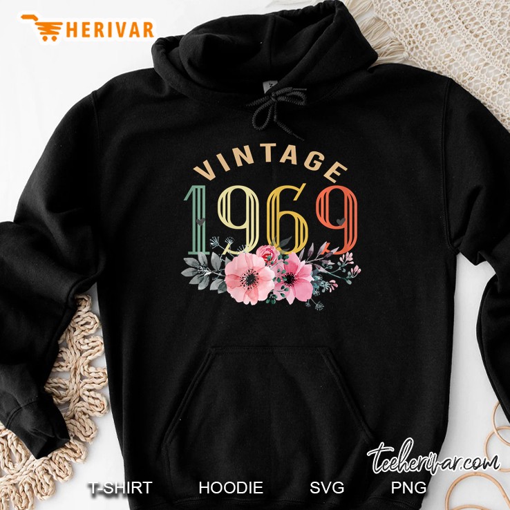Vintage 1969 Floral Version Hoodie
