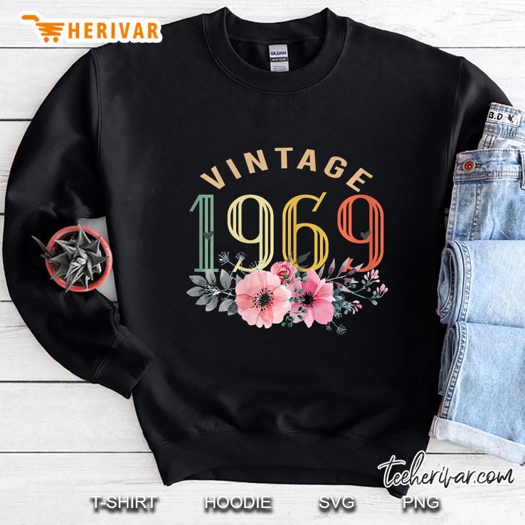 Vintage 1969 Floral Version Sweatshirt