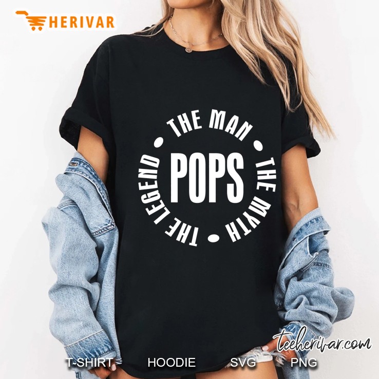 Pops The Man The Myth The Legend Ladies Tee